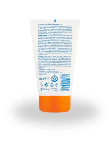 Crema Solar Mineral Infantil IMAQUE SPF50 Tubo de 150ml